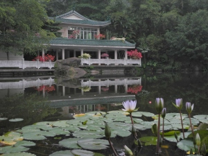 Lotus Lake and flower paviliion